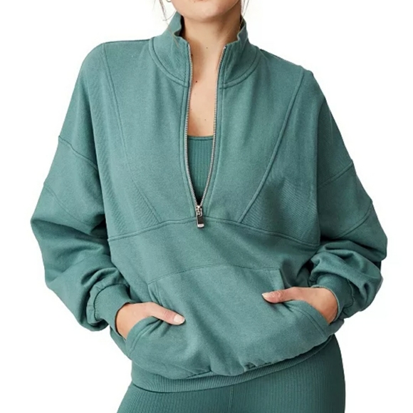 Cotton On Sweaters - COTTON ON BODY Lifestyle Half Zip Fleece Top